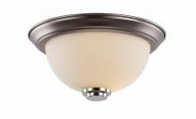 Trans Globe 70526-11 ROB - 1LT FLUSHMOUNT-DOUBLE DISK-ROB